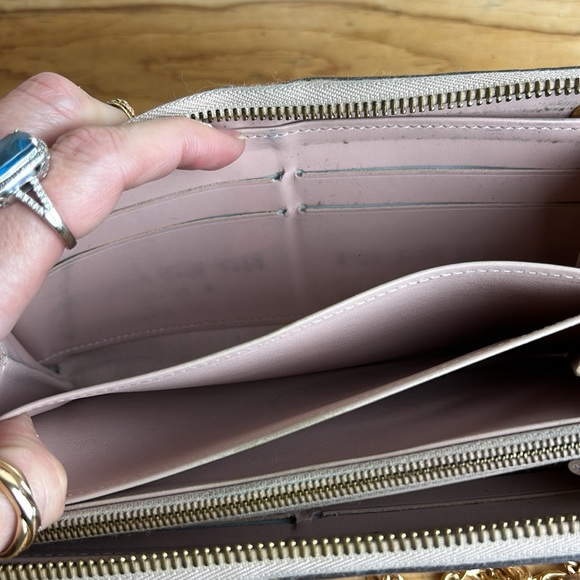 Louis Vuitton Clutch Purse With Chain Citrine Leather - Picture 6 of 10